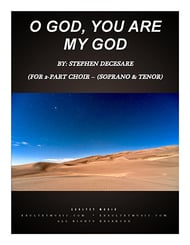 O God, You Are My God Two-Part Mixed choral sheet music cover Thumbnail